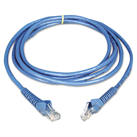 Tripp Lite TRPN201014BL CAT6 Gigabit Snagless Molded Patch Cable, 14 ft, Blue
