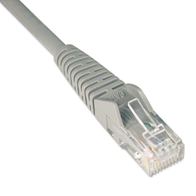 Tripp Lite TRPN201050GY Cat6 Snagless Molded Patch Cable, 50 Ft, Gray