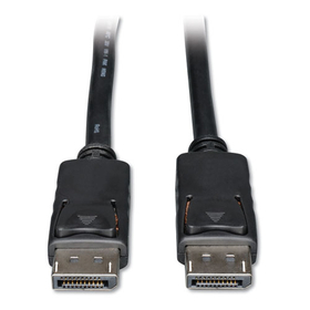 Tripp Lite TRPP580003 DisplayPort Cable with Latches, 3 ft, Black