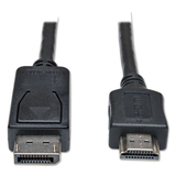 Tripp Lite P582-006 DisplayPort Cable, HDMI M/M, Black