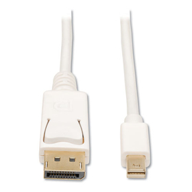 Tripp Lite TRPP583010 Mini DisplayPort to DisplayPort 4K Adapter, 10 ft, White