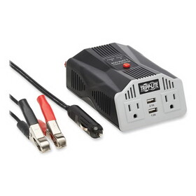 Tripp Lite TRPPV400USB PowerVerter Ultra-Compact Car Inverter, 400 W, Two AC Outlets/Two USB Ports, 3.1 A