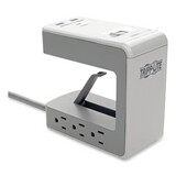 Tripp Lite TRPTLP648USBC Six-Outlet Surge Protector with Two USB-A and One USB-C Ports, 8 ft Cord, 1080 Joules, Gray