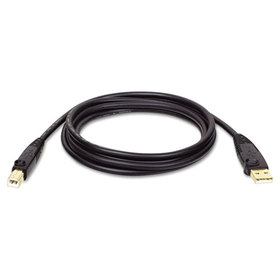 Tripp Lite TRPU022010 USB 2.0 A/B Cable, 10 ft, Black