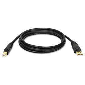 Tripp Lite TRPU022015 Usb 2.0 Device Cable, A/b Gold, 15 Ft, Black