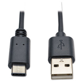 Tripp Lite TRPU038006 USB 2.0 Cable, USB Type-A to USB Type-C (USB-C) (M/M), 6 ft, Black