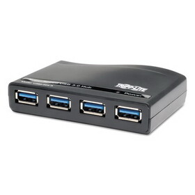 Tripp Lite TRPU360004R USB 3.0 SuperSpeed Hub, 4 Ports, Black