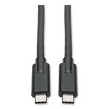 Tripp Lite TRPU4200065A USB 3.1 Gen 1 (5 Gbps) Cable, USB Type-C (USB-C) to USB Type-C (M/M), 5 A, 6 ft, Black