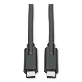 Tripp Lite U420-006-5A USB 3.1 Gen 1 (5 Gbps) Cable, USB Type-C (USB-C) to USB Type-C (M/M), 5A, 6 ft