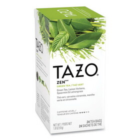 Tazo TJL20060 Tea Bags, Zen, 1.82 oz, 24/Box
