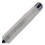 uni-ball UBC1734904 VISION Needle Roller Ball Pen, Stick, Fine 0.7 mm, Blue Ink, Gray/Clear/Blue Barrel, Dozen, Price/DZ