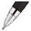 uni-ball UBC1790895 Signo 207 Gel Pen, Retractable, Bold 1 mm, Black Ink, Smoke/Black Barrel, Dozen, Price/DZ