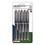uni-ball UBC1832410 VISION ELITE BLX Series Hybrid Gel Pen, Stick, Fine 0.5 mm, Assorted Ink and Barrel Colors, 5/Pack, Price/ST