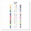 uniball UBC24836 EMOTT Porous Point Pen, Stick, Fine 0.4 mm, Assorted Ink Colors, White Barrel, 10/Pack, Price/ST
