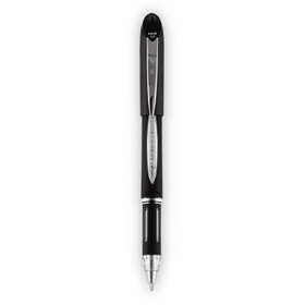 uni-ball 33921 Jetstream Stick Ballpoint Pen, Bold 1mm, Black Ink, Black Barrel