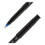 uni-ball UBC60041 ONYX Roller Ball Pen, Stick, Extra-Fine 0.5 mm, Blue Ink, Black/Blue Barrel, Dozen, Price/DZ