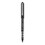 uni-ball UBC60106 VISION Roller Ball Pen, Stick, Extra-Fine 0.5 mm, Black Ink, Gray/Black/Clear Barrel, Dozen, Price/DZ