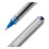 uni-ball 60134 VISION Stick Roller Ball Pen, Fine 0.7mm, Blue Ink, Blue/Gray Barrel, Dozen, Price/DZ