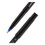 uni-ball UBC60145 ONYX Roller Ball Pen, Stick, Fine 0.7 mm, Blue Ink, Black/Blue Barrel, Dozen, Price/DZ