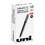uni-ball UBC60152 Roller Ball Pen, Stick, Extra-Fine 0.5 mm, Red Ink, Black/Red Barrel, Dozen, Price/DZ