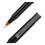uni-ball UBC60152 Roller Ball Pen, Stick, Extra-Fine 0.5 mm, Red Ink, Black/Red Barrel, Dozen, Price/DZ