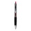 uni-ball 61257 Signo 207 Retractable Gel Pen, Micro 0.5mm, Red Ink, Smoke/Black/Red Barrel, Dozen, Price/DZ