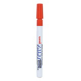 Uni Paint UBC63702 Permanent Marker, Fine Bullet Tip, Red