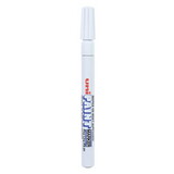 Uni Paint UBC63713 Permanent Marker, Fine Bullet Tip, White