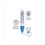 Uni Paint  63733 Permanent Marker, Broad Chisel Tip, Blue, Price/EA
