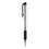 uni-ball UBC65801 207 Impact Gel Pen, Stick, Bold 1 mm, Blue Ink, Silver/Black/Blue Barrel, Price/DZ