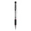 uni-ball 65802 207 Impact Stick Gel Pen, Bold 1mm, Red Ink, Black Barrel, Price/DZ