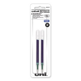 uni-ball UBC65874PP 207 Impact RT Gel Retractable Pen Refills, Bold 1 mm Conical Tip, Blue Ink, 2/Pack