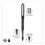 uni-ball UBC70128 VISION Roller Ball Pen, Stick, Bold 1 mm, Black Ink, Gray/Black/Clear Barrel, Dozen, Price/DZ