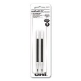 uni-ball UBC70207PP Refill for Signo Gel 207 Pens, Medium 0.7 mm Conical Tip, Black Ink, 2/Pack