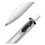 uniball UBC70362 uniONE Gel Pen, Retractable, Medium 0.7 mm, Black Ink, White/Black Barrel, Dozen, Price/DZ