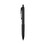 uniball UBC70463 207 Plus+ Gel Pen, Retractable, Medium 0.7 mm, Blue Ink, Black Barrel, Dozen, Price/DZ