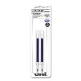 uni-ball 71207PP Refill for Signo Gel 207 Pens, Medium Point, Blue Ink, 2/Pack
