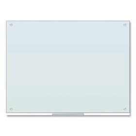 U Brands UBR121U0001 Glass Dry Erase Board, 47 x 35, White Surface
