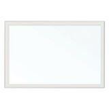U Brands UBR2071U0001 Magnetic Dry Erase Board with Decor Frame, 30 x 20, White Surface, White Wood Frame