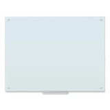 U Brands UBR2299U0001 Glass Dry Erase Board, 47 x 35, White Surface