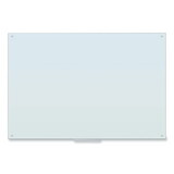 U Brands UBR2301U0001 Glass Dry Erase Board, 70 x 47, White Surface