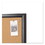 U Brands UBR2876U0001 Cork Bulletin Board, 47 x 35, Tan Surface, Black Frame, Price/EA