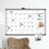 U Brands UBR2902U0001 PINIT Magnetic Dry Erase Undated One Month Calendar, 35 x 35, White, Price/EA
