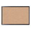 U Brands UBR301U0001 Cork Bulletin Board, 36 x 24, Natural Surface, Black Frame, Price/EA