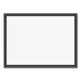 U Brands UBR307U0001 Magnetic Dry Erase Board with Wood Frame, 23 x 17, White Surface, Black Frame