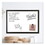 U Brands UBR307U0001 Magnetic Dry Erase Board with Wood Frame, 23 x 17, White Surface, Black Frame, Price/EA