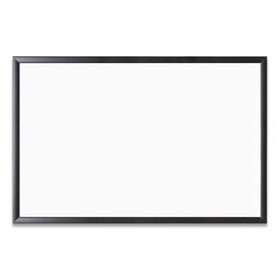 U Brands UBR311U0001 Magnetic Dry Erase Board with Wood Frame, 35 x 23, White Surface, Black Frame