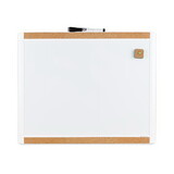 U Brands UBR428U0001 PINIT Magnetic Dry Erase Board with Plastic Frame, 20 x 16, White Surface and Frame