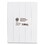U Brands UBRFM2518 Dry Erase Magnetic Tape Strips, 6" x 0.88", White, 25/Pack, Price/PK