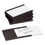U Brands UBRFM2630 Magnetic Card Holders, 3 x 1.75, Black, 10/Pack, Price/PK